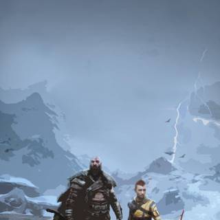 God of War Ragnarok iPhone wallpaper