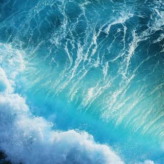 iPhone waves wallpaper