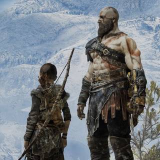 God of War Ragnarok iPhone wallpaper