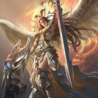 Angel phone wallpaper