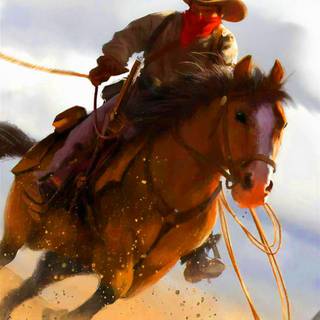 Cowboy iPhone wallpaper
