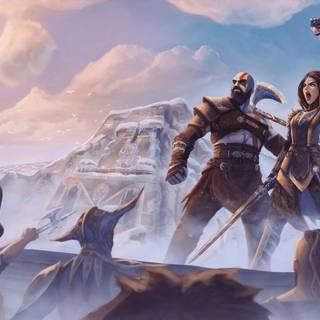 God of War Ragnarök: Valhalla wallpaper