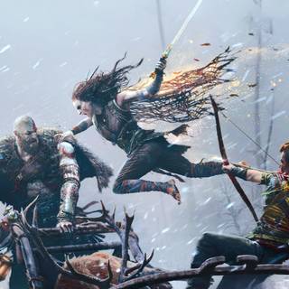 God of War Ragnarok iPhone wallpaper