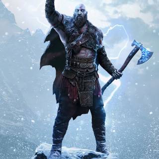 God of War Ragnarok iPhone wallpaper