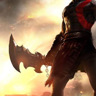God of War Ragnarok iPhone wallpaper
