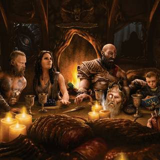 God of War Ragnarok iPhone wallpaper