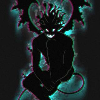 Devil neon wallpaper