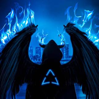 Devil neon wallpaper