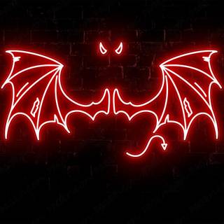 Devil neon wallpaper