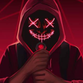 Devil neon wallpaper