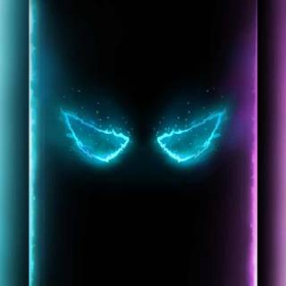 Devil neon wallpaper