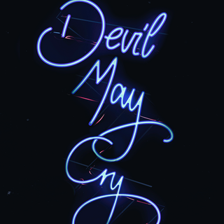 Devil neon wallpaper
