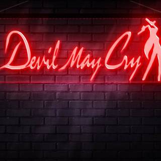 Devil neon wallpaper