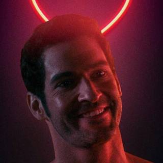 Devil neon wallpaper