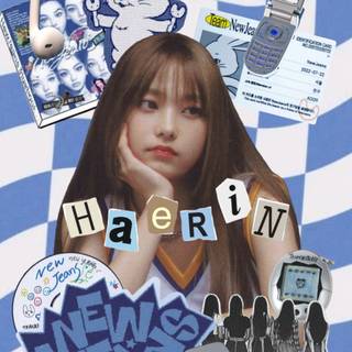 NewJeans Haerin wallpaper
