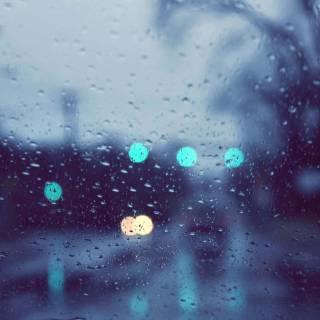 Rain aesthetic desktop wallpaper