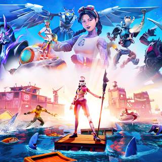 Fortnite desktop aesthetic wallpaper