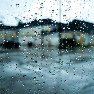 Rain aesthetic desktop wallpaper