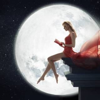 Moon girl wallpaper
