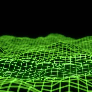 Green dual monitor wallpaper