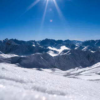 Winter blue sky wallpaper