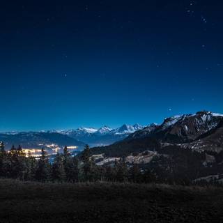 Winter blue sky wallpaper