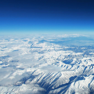 Winter blue sky wallpaper