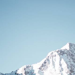 Winter blue sky wallpaper