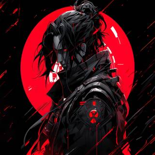 Itachi 4k dark wallpaper