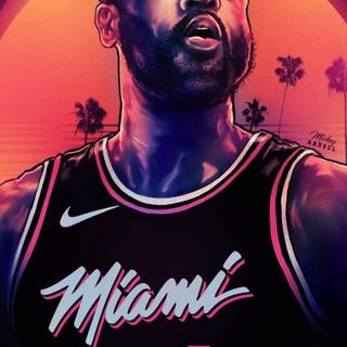 Dwayne Wade iPhone wallpaper