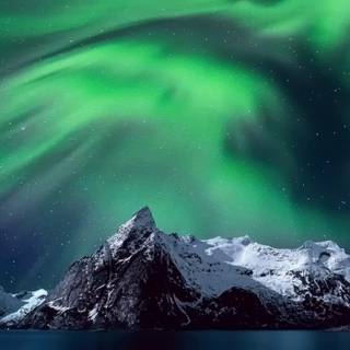 Aurora Borealis phone wallpaper