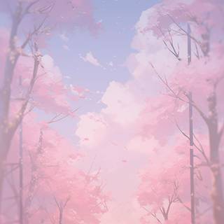 Anime nature iPhone wallpaper