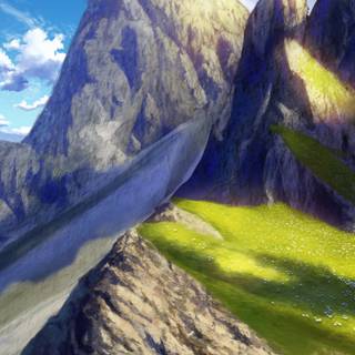 Anime nature iPhone wallpaper