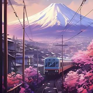 Anime nature iPhone wallpaper