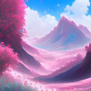 Anime nature iPhone wallpaper