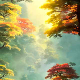 Anime nature iPhone wallpaper