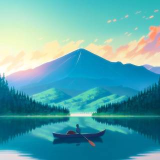 Anime nature iPhone wallpaper