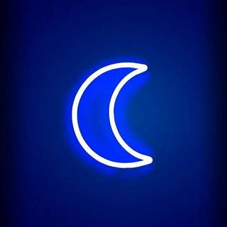 Glowing blue wallpaper