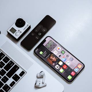 Apple gadgets wallpaper