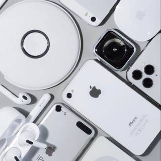 Apple gadgets wallpaper