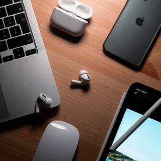 Apple gadgets wallpaper