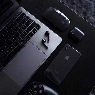 Apple gadgets wallpaper