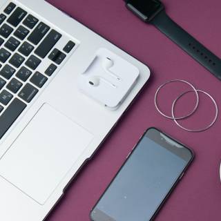 Apple gadgets wallpaper