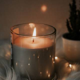 Candles winter wallpaper