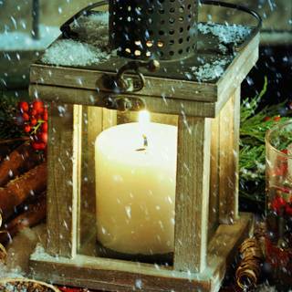 Candles winter wallpaper