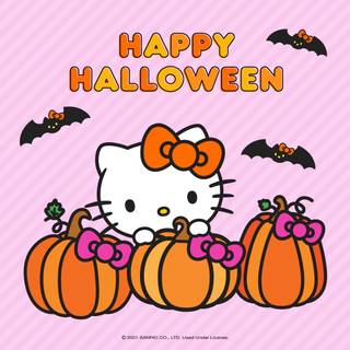 Happy Halloween Hello Kitty wallpaper
