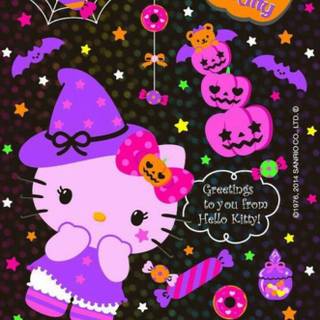 Happy Halloween Hello Kitty wallpaper