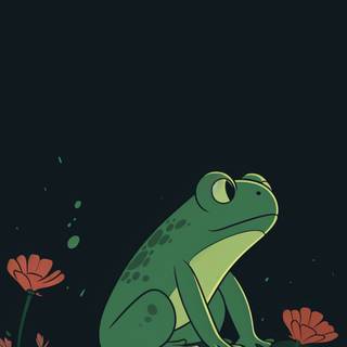 Frog iPhone wallpaper