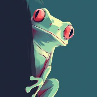 Frog iPhone wallpaper