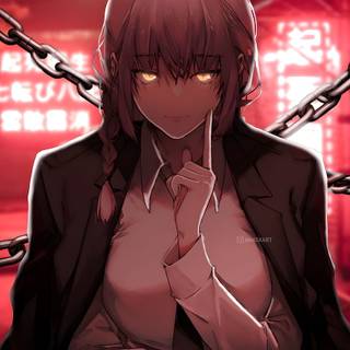 Makima phone wallpaper